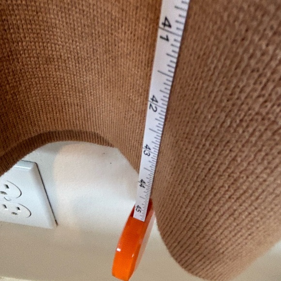 J. Crew Camel Open Front Long Cardigan Medium - Picture 5 of 5